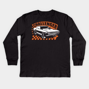 Dodge Challenger Car Kids Long Sleeve T-Shirt